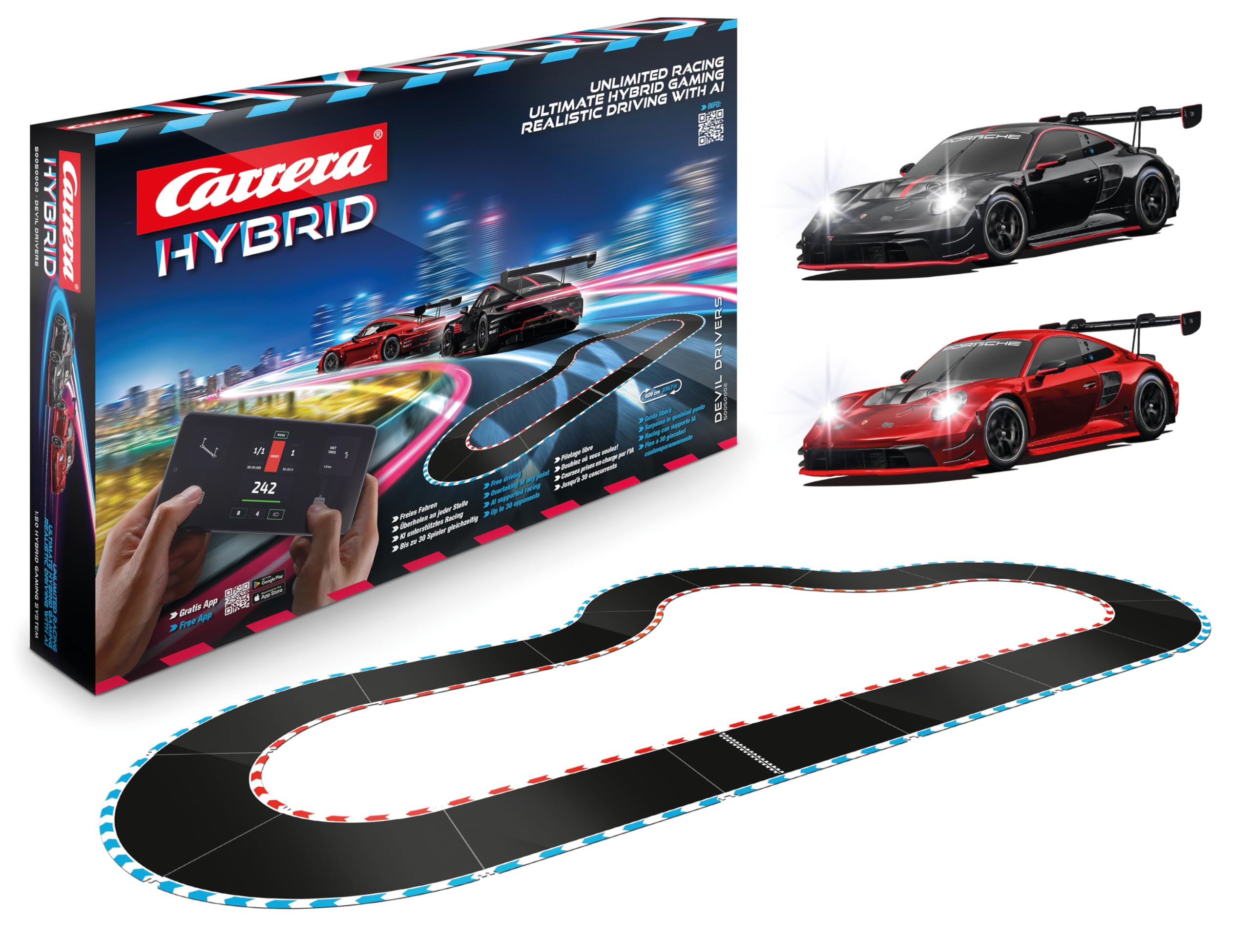 Amazon.com: Carrera HYBRID Devil Drivers Race track, latest